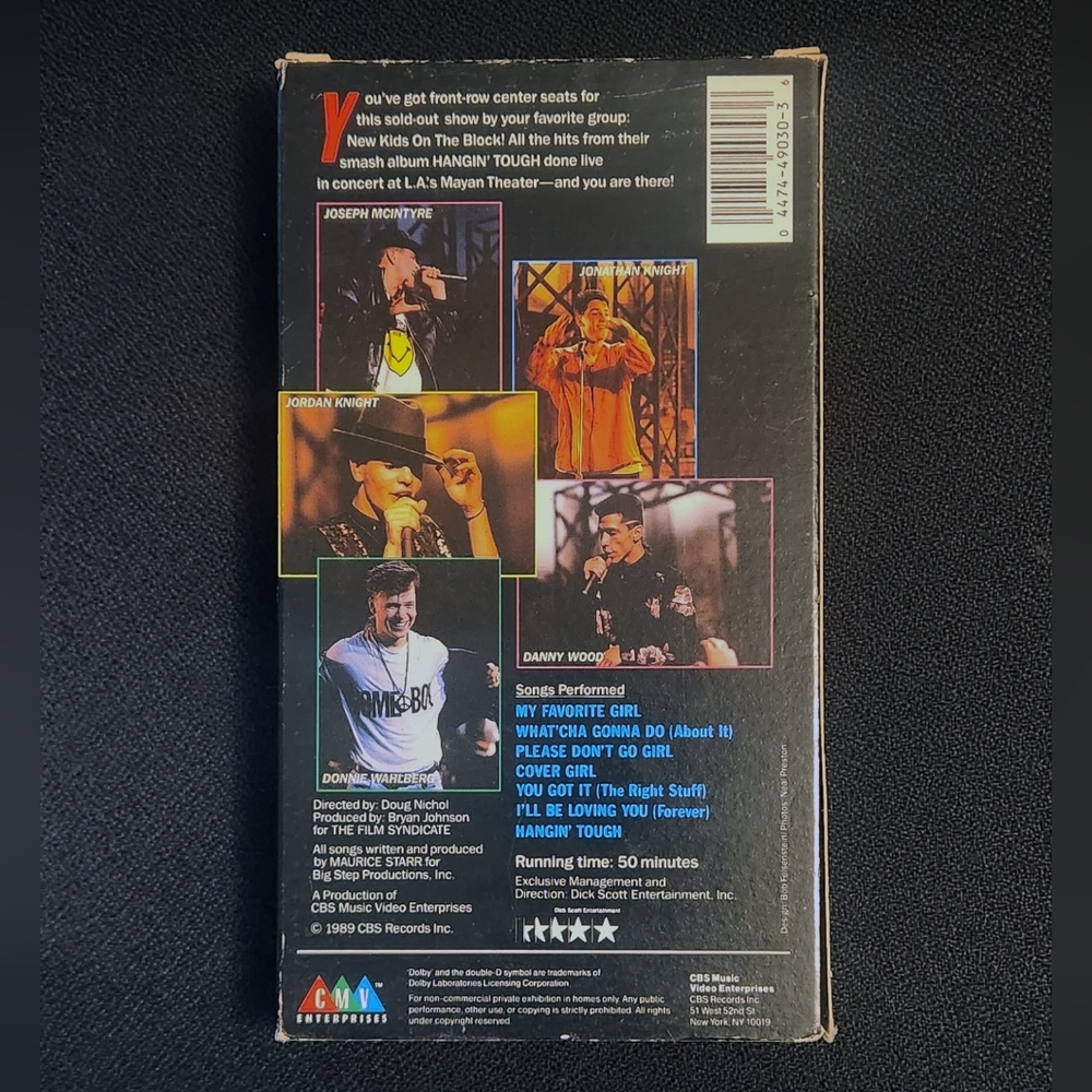 Vintage 80s New Kids On The Block VHS Videos - Picture 6 of 7